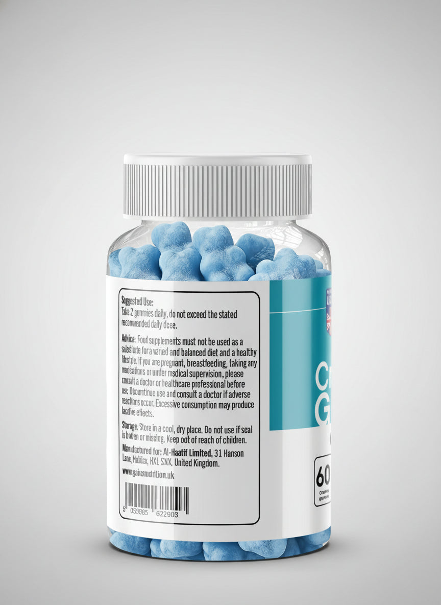 GN Creatine Gummies | 60 Chewable Creatine Gummies for Men & Women - 3000Mg Creatine-Monohydrate per Serving | Berry Flavour, Non-Gmo & Suitable for Vegans & Vegetarians