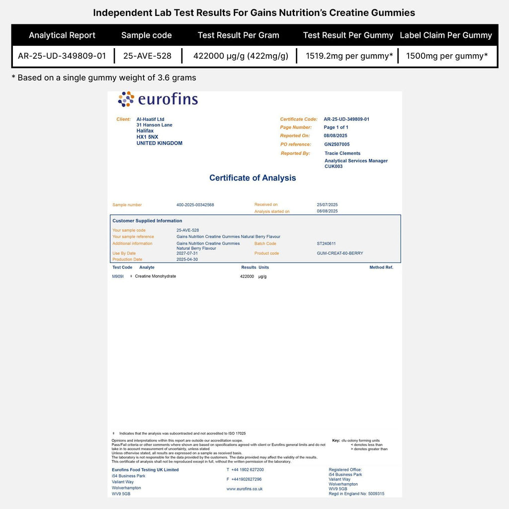 GN Creatine Gummies | 60 Chewable Creatine Gummies for Men & Women - 3000Mg Creatine-Monohydrate per Serving | Berry Flavour, Non-Gmo & Suitable for Vegans & Vegetarians