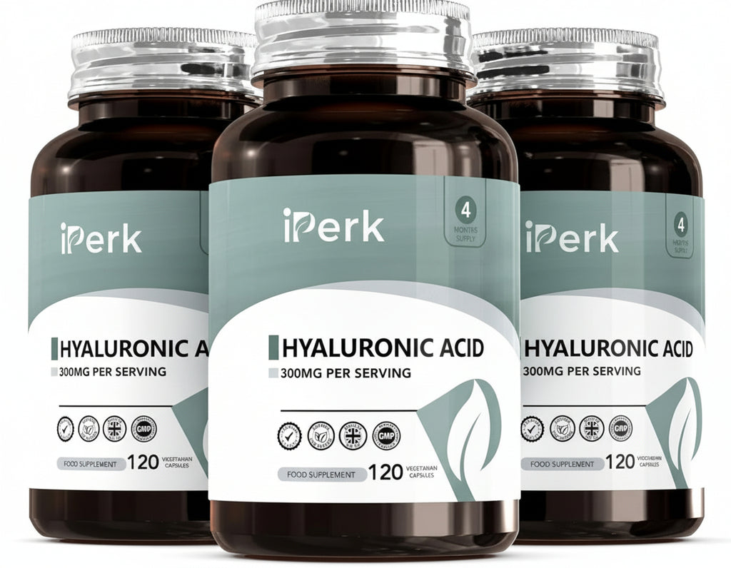 Hyaluronic Acid 300Mg | 120 Capsules 4 Months Supply | Hyaluronic Acid Supplement