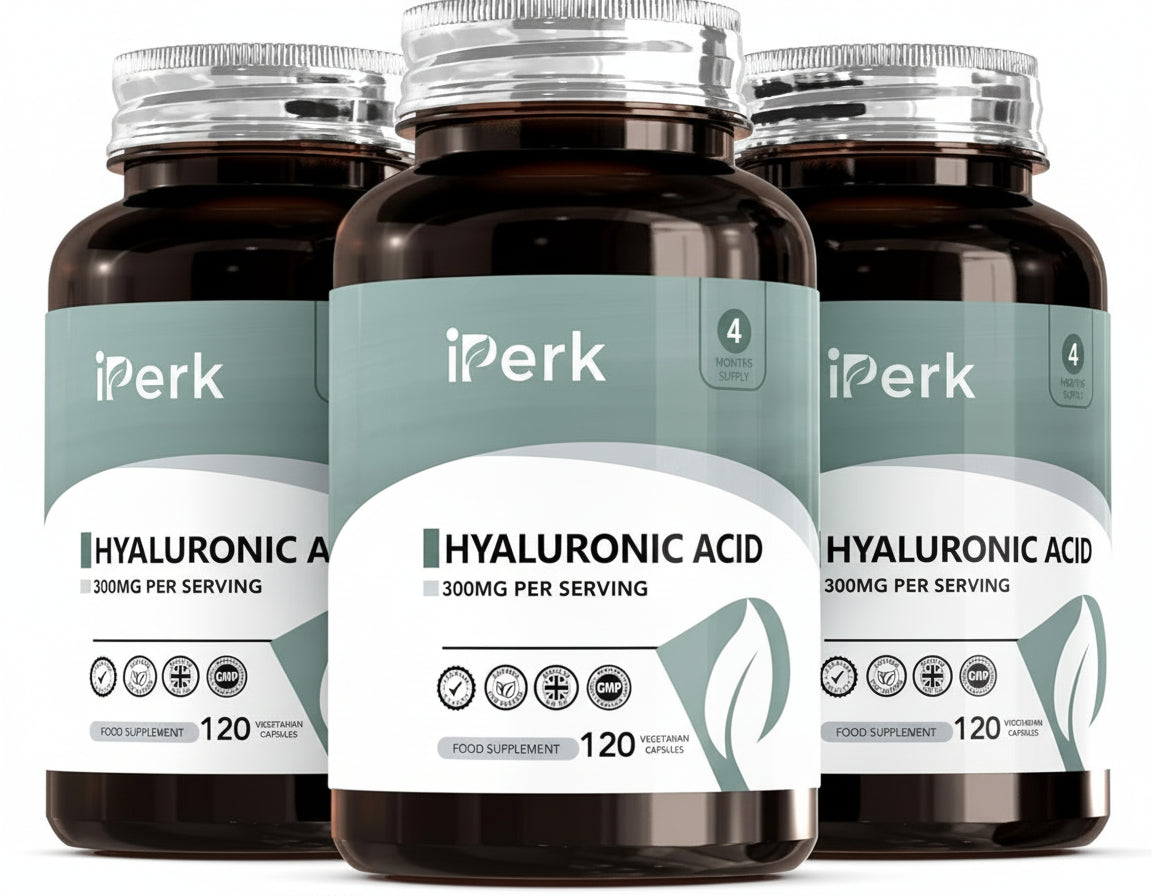 Hyaluronic Acid 300Mg | 120 Capsules 4 Months Supply | Hyaluronic Acid Supplement