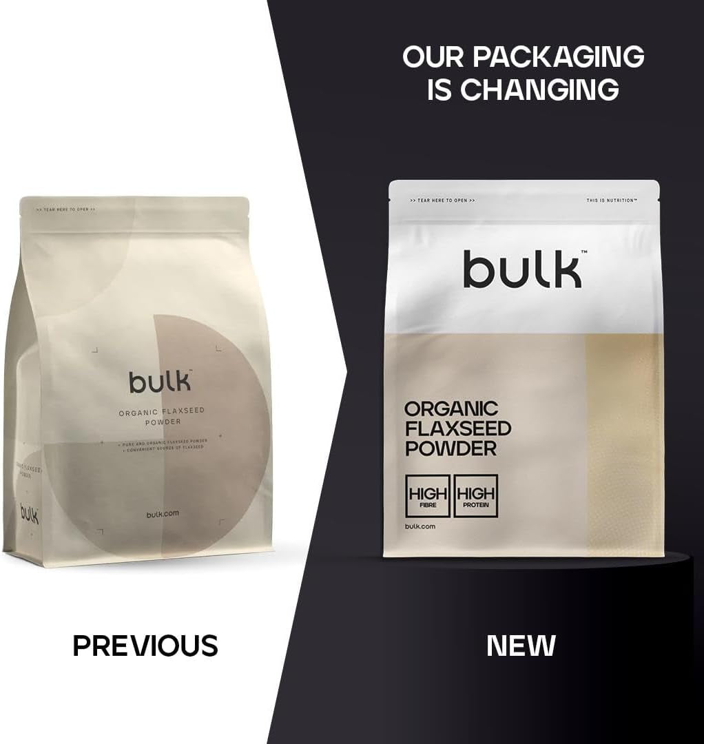 Organic Flaxseed Powder, 500 G, Packaging May Vary